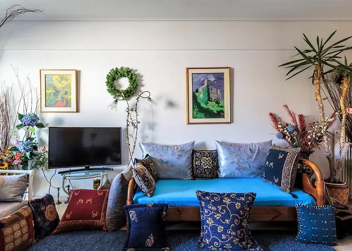 شقة Bright Comfy Flat Near The & The Center